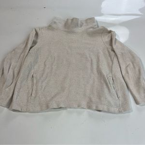J.crew women’s beige turtleneck sweater L m137-10